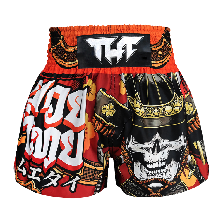 TUFF Samurai Skull Thai Boxing Shorts